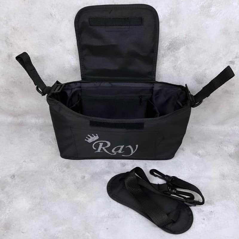 ארגונית לעגלה עם שם התינוק