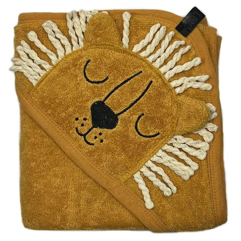 מגבת אריה לתינוק עם שם