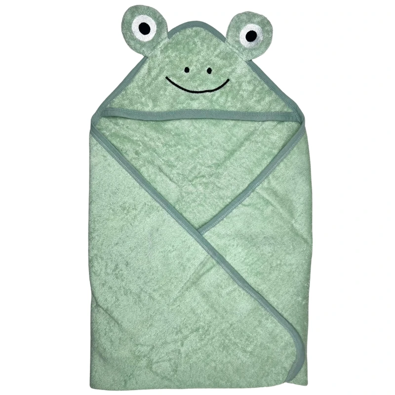 מגבת רחצה לתינוק- צפרדע