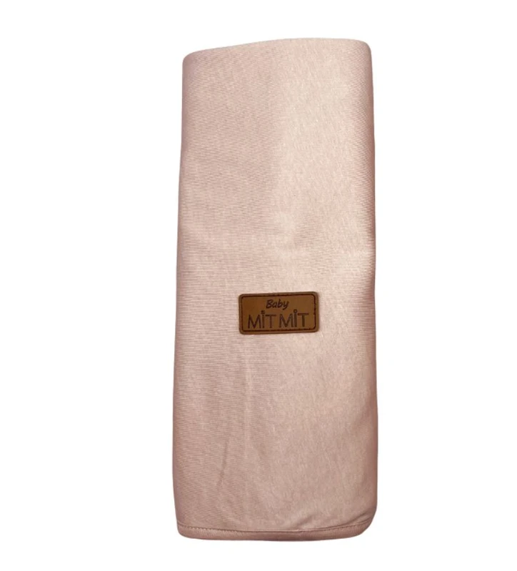 שמיכת קיץ ענקית למיטת תינוק-ורוד מעושן. ניתן להוסיף שם